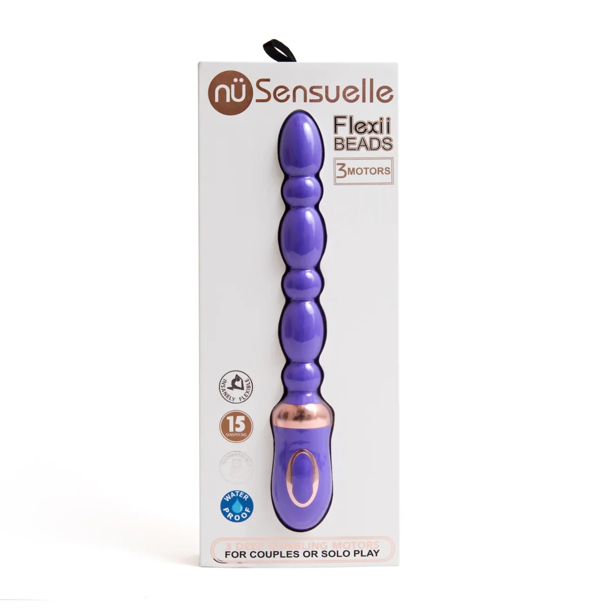 Nu Sensuelle Flexii Anal Beads Ultra Violet - Image 2