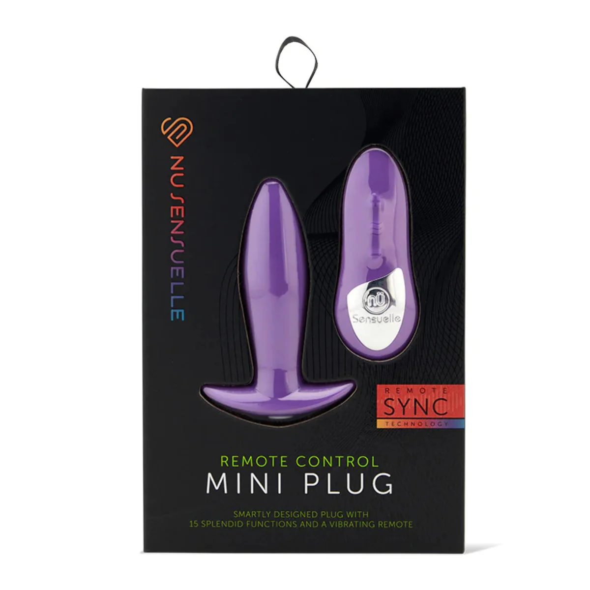 Nu Sensuelle Remote Control Mini Vibrating Butt Plug Purple - Image 2