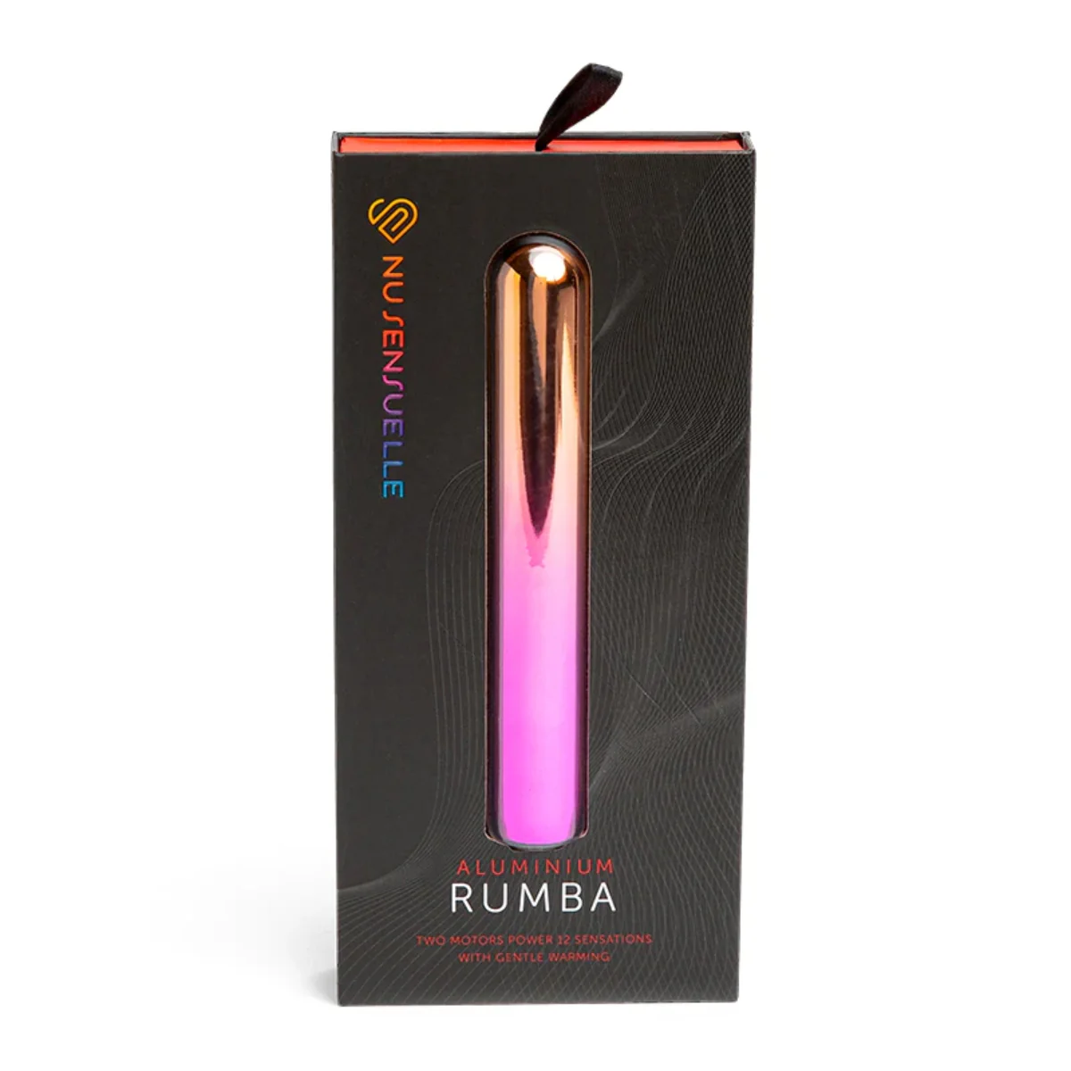Nu Sensuelle Rumba Aluminium Bullet Vibrator Rainbow Ombre - Image 2