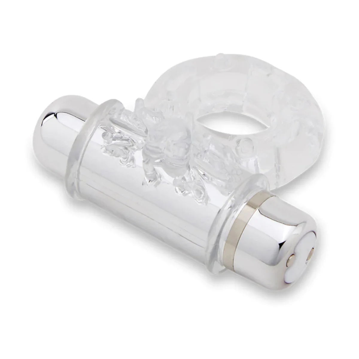 Nu Sensuelle Ultra Flex Mate Vibrating Cock Ring Clear