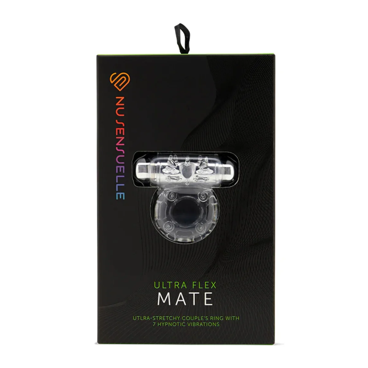Nu Sensuelle Ultra Flex Mate Vibrating Cock Ring Clear - Image 2
