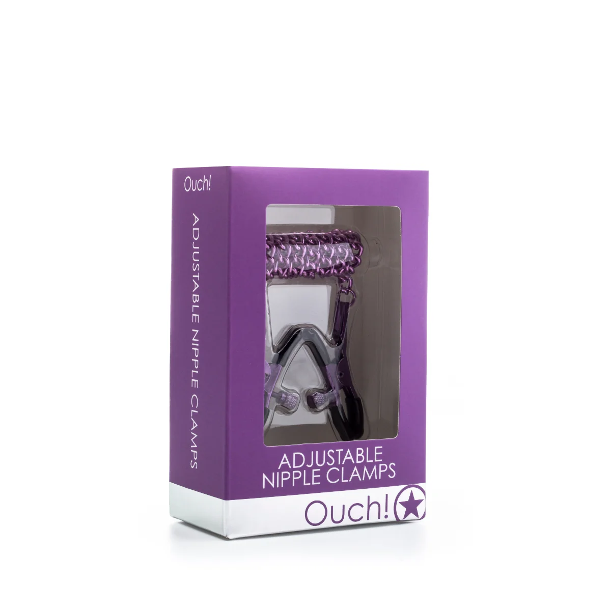 Ouch Adjustable Nipple Clamps Purple - Image 2