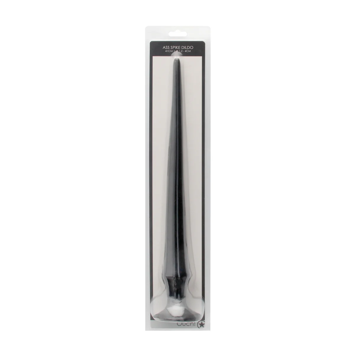 Ouch Ass Spike Dildo Black 17 Inch - Image 2