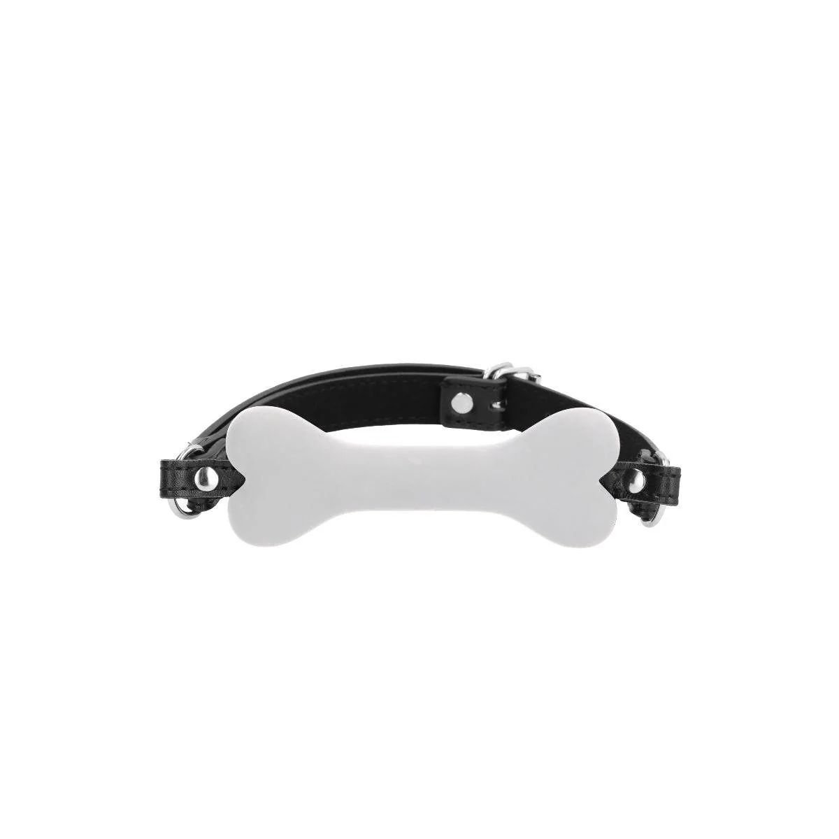Ouch Puppy Play Silicone Bone Gag White