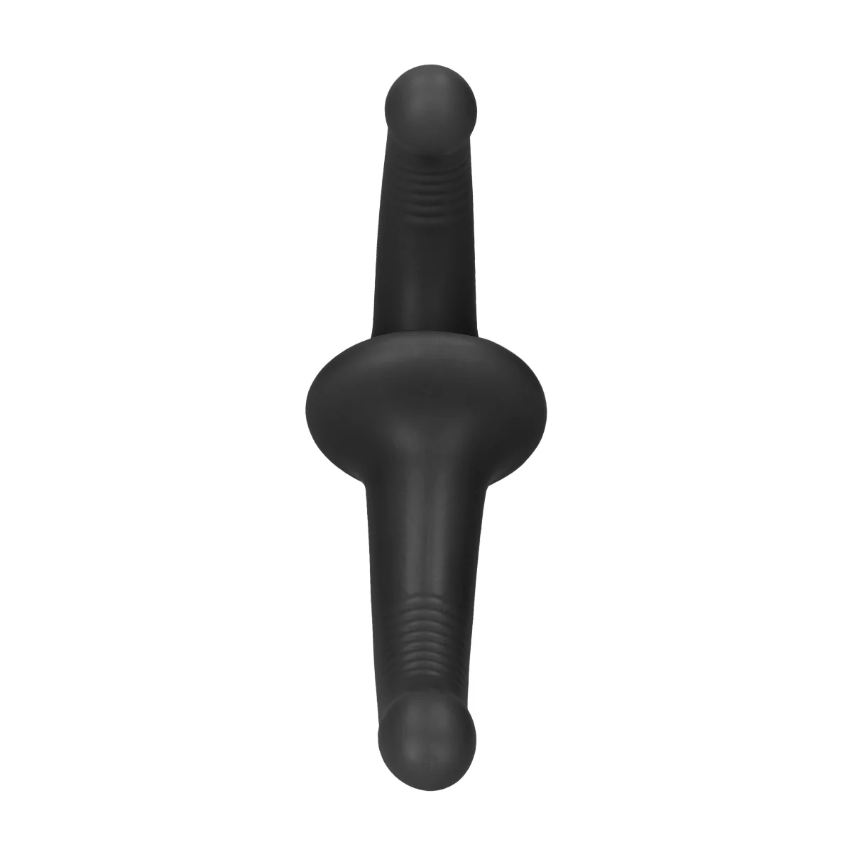 Ouch Silicone Strapless Strap-On Dildo Black - Image 3