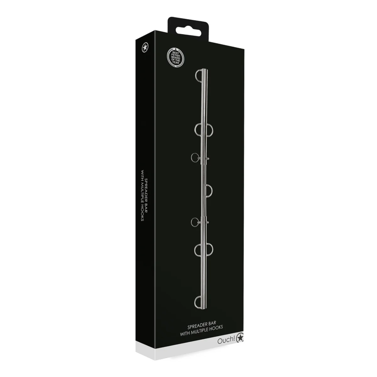 Ouch Spreader Bar With Multiple Hooks Silver - Image 2