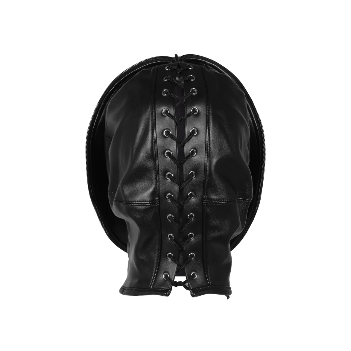 Ouch Xtreme Zip Up Bondage Mask Black - Image 4