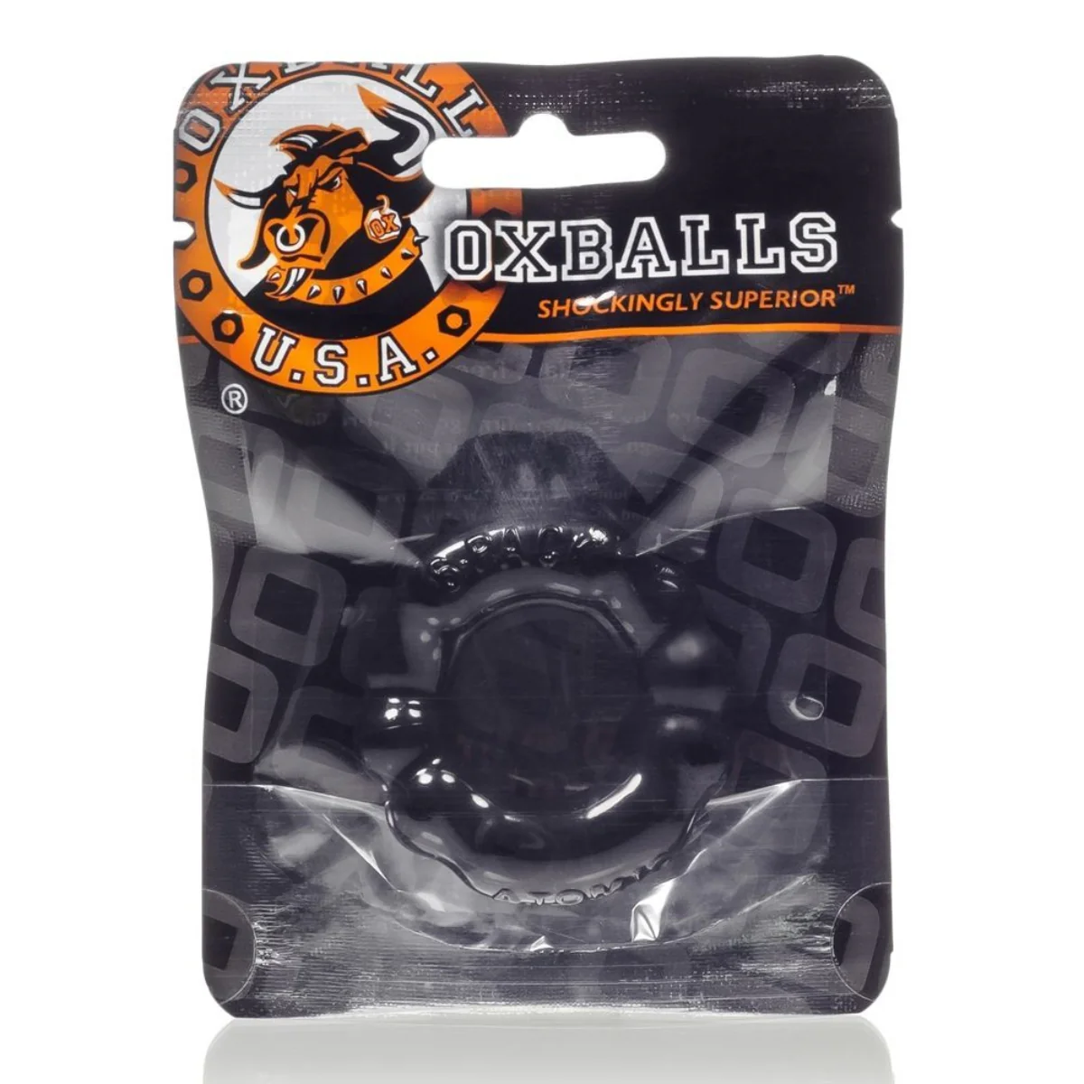 Oxballs 6 Pack Cock Ring Black - Image 2