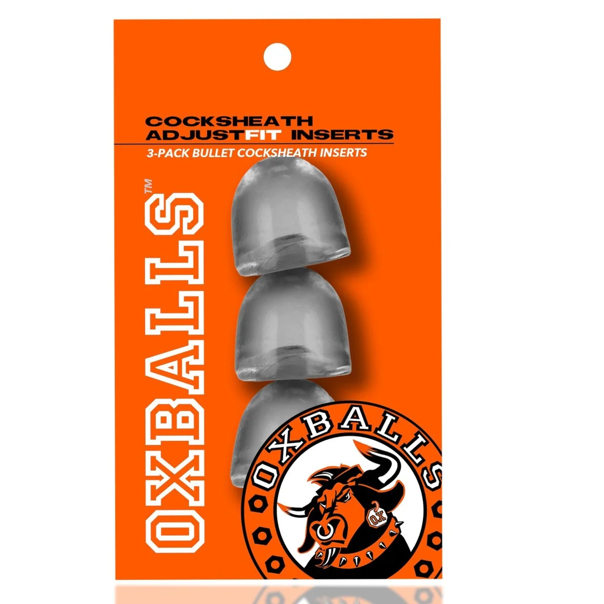 Oxballs AdjustFit Insert 3 Pack Clear - Image 2