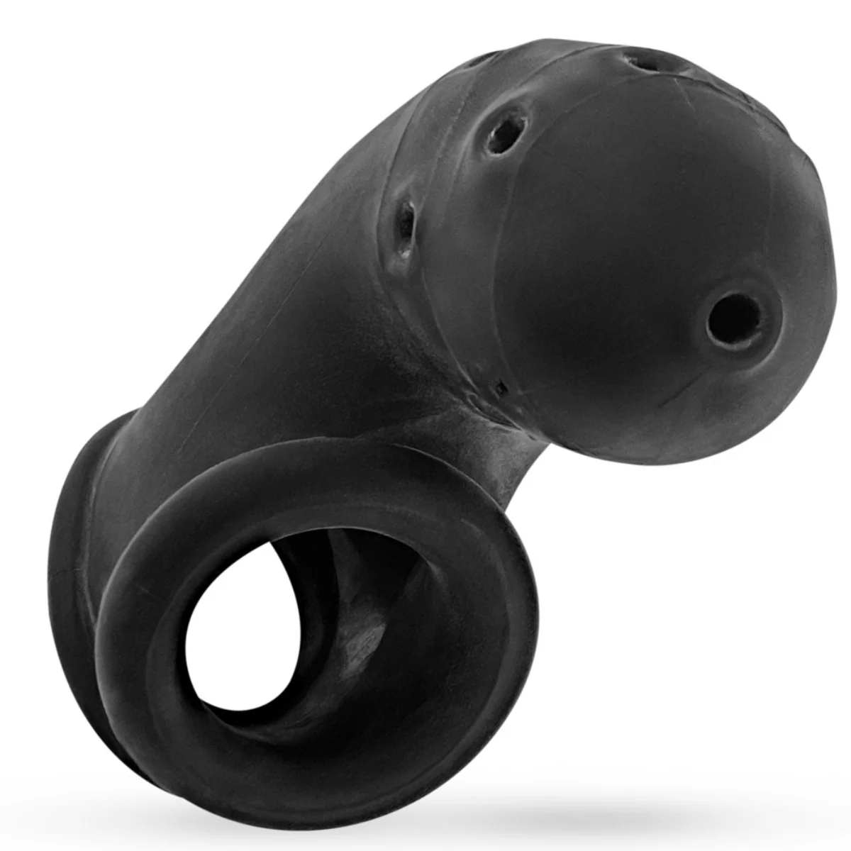 Oxballs Airlock Air Lite Vented Chastity Cage Black Ice - Image 4