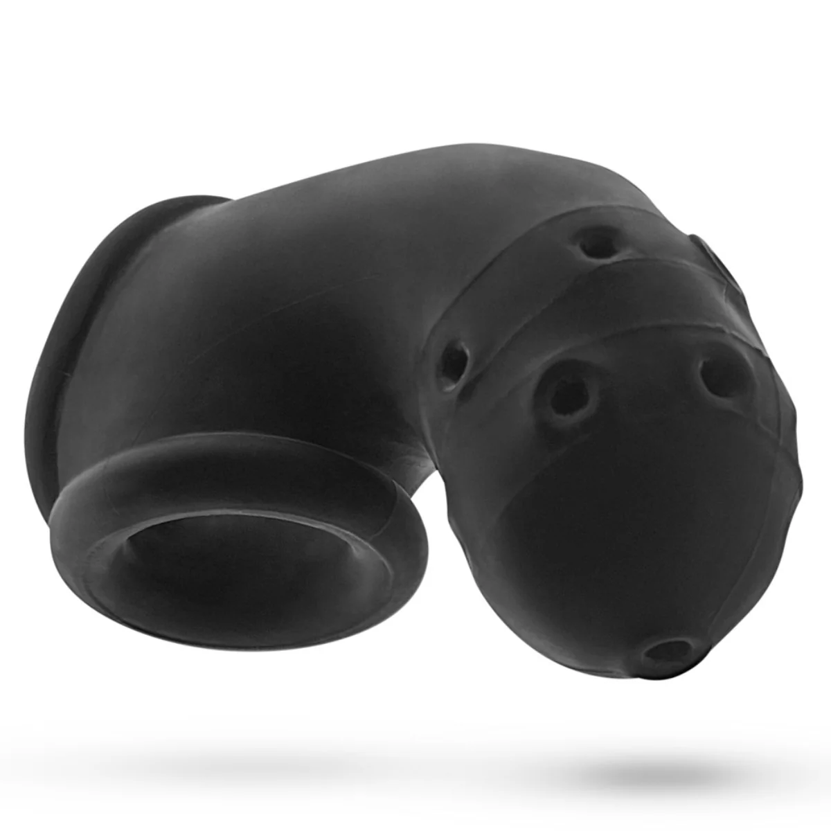 Oxballs Airlock Air Lite Vented Chastity Cage Black Ice - Image 5