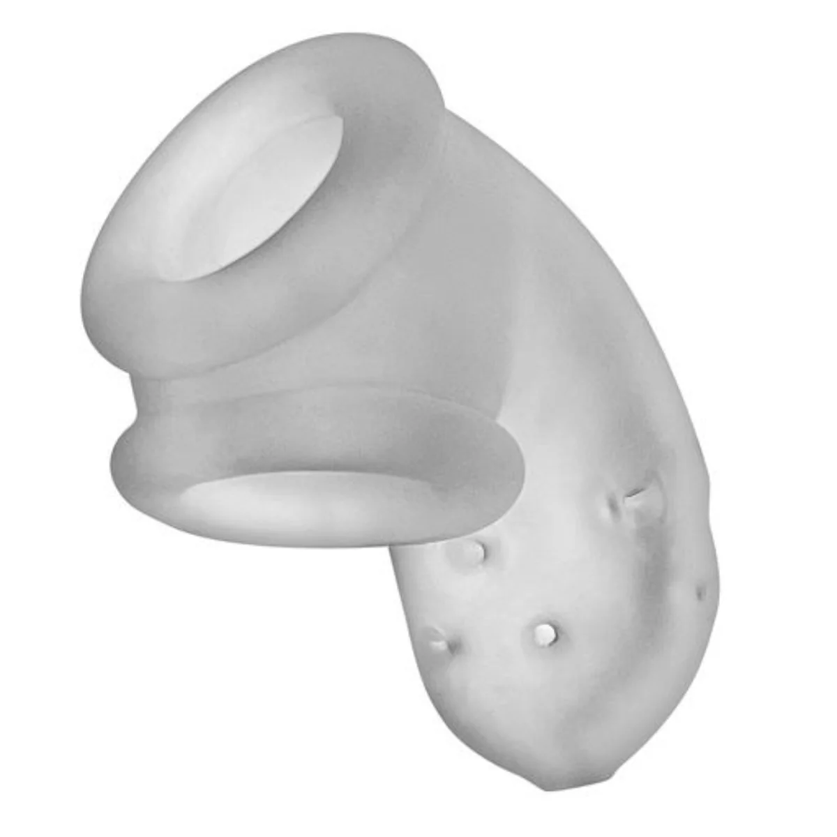 Oxballs Airlock Air Lite Vented Chastity Cage Clear Ice - Image 6