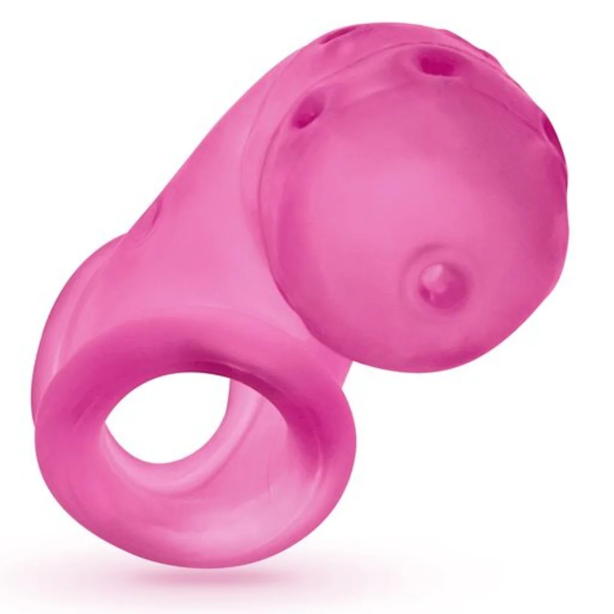 Oxballs Airlock Air Lite Vented Chastity Cage Pink - Image 5