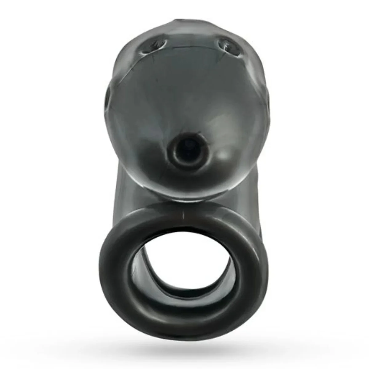 Oxballs Airlock Air Lite Vented Chastity Cage Steel - Image 5