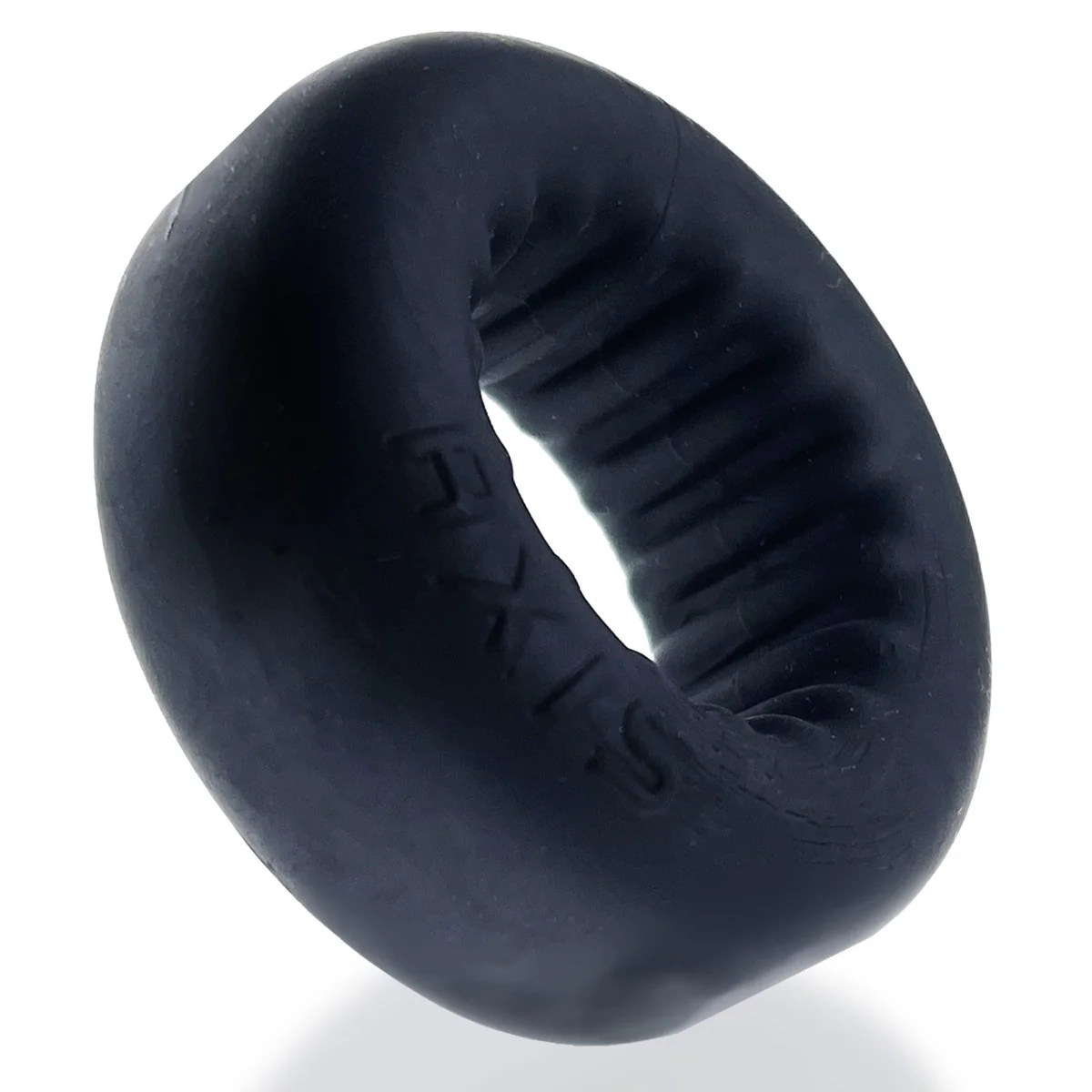 Oxballs Axis Rib Griphold Cock Ring Black Ice - Image 3