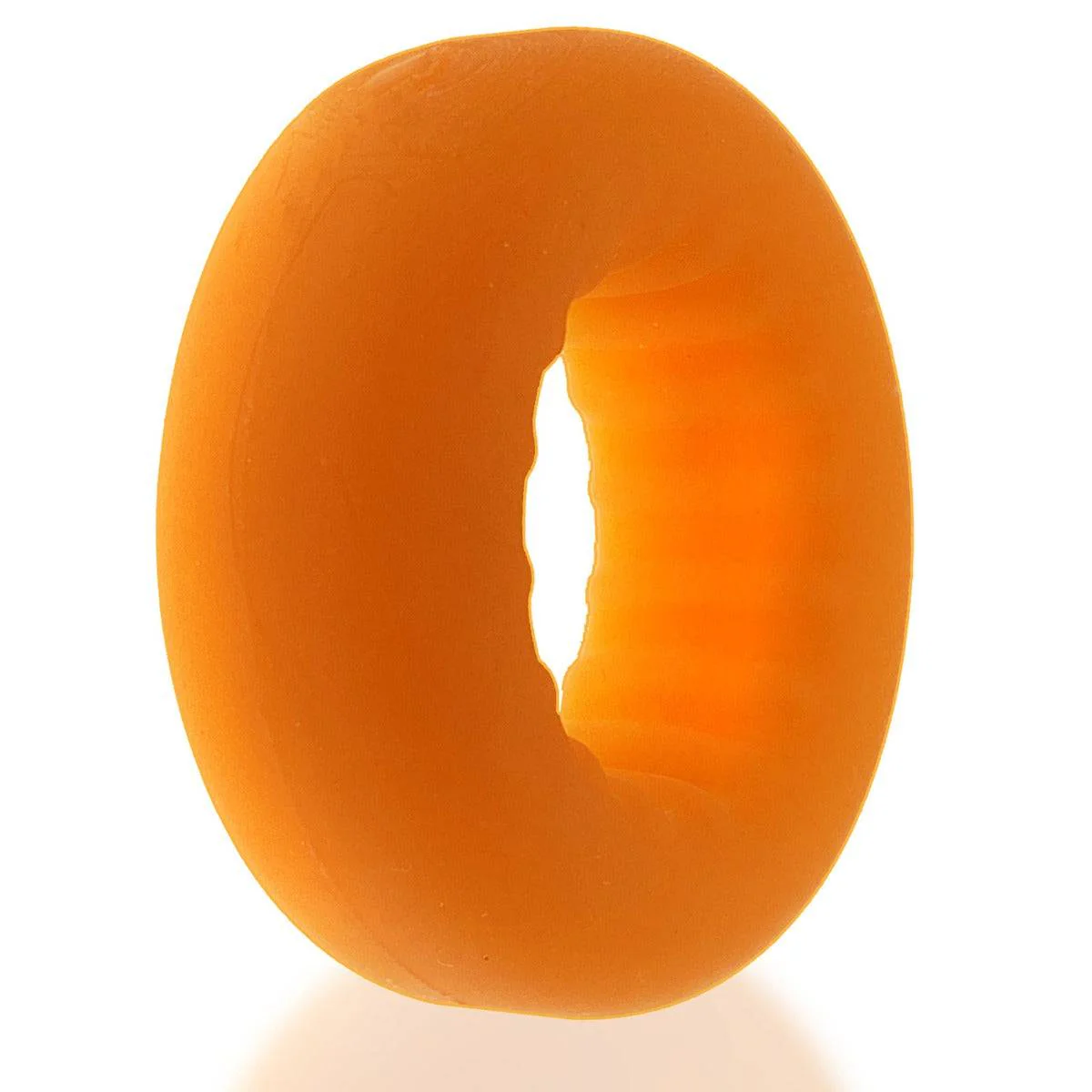 Oxballs Axis Rib Griphold Cock Ring Orange Ice - Image 4