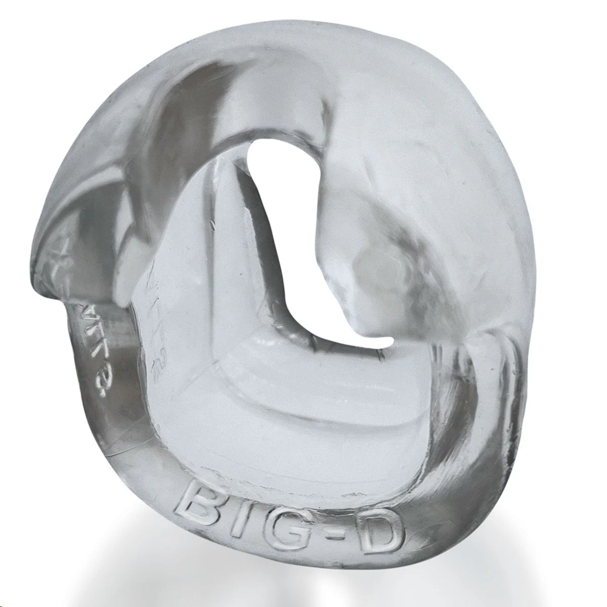 Oxballs Big D Shaft Grip Cock Ring Clear - Image 3
