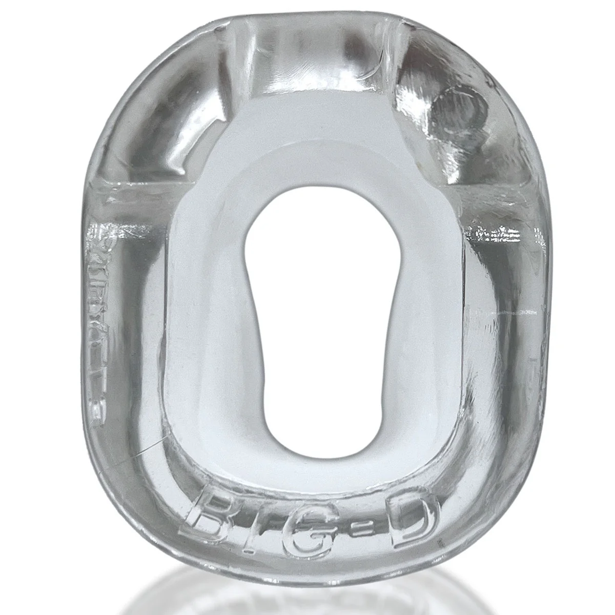 Oxballs Big D Shaft Grip Cock Ring Clear - Image 4