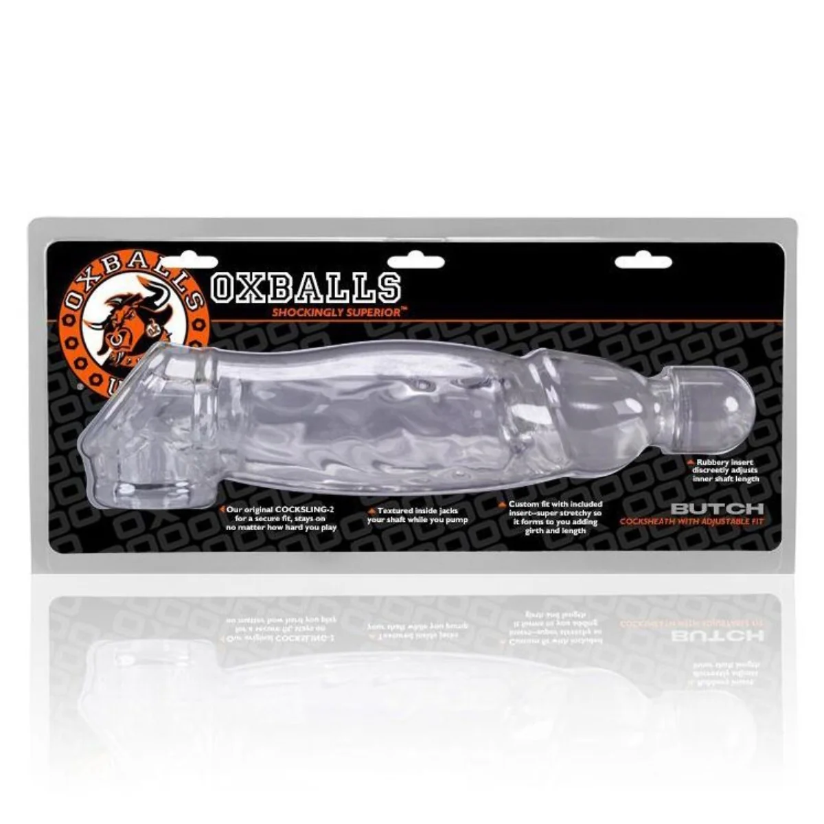 Oxballs Butch Cock Sheath Clear - Image 2