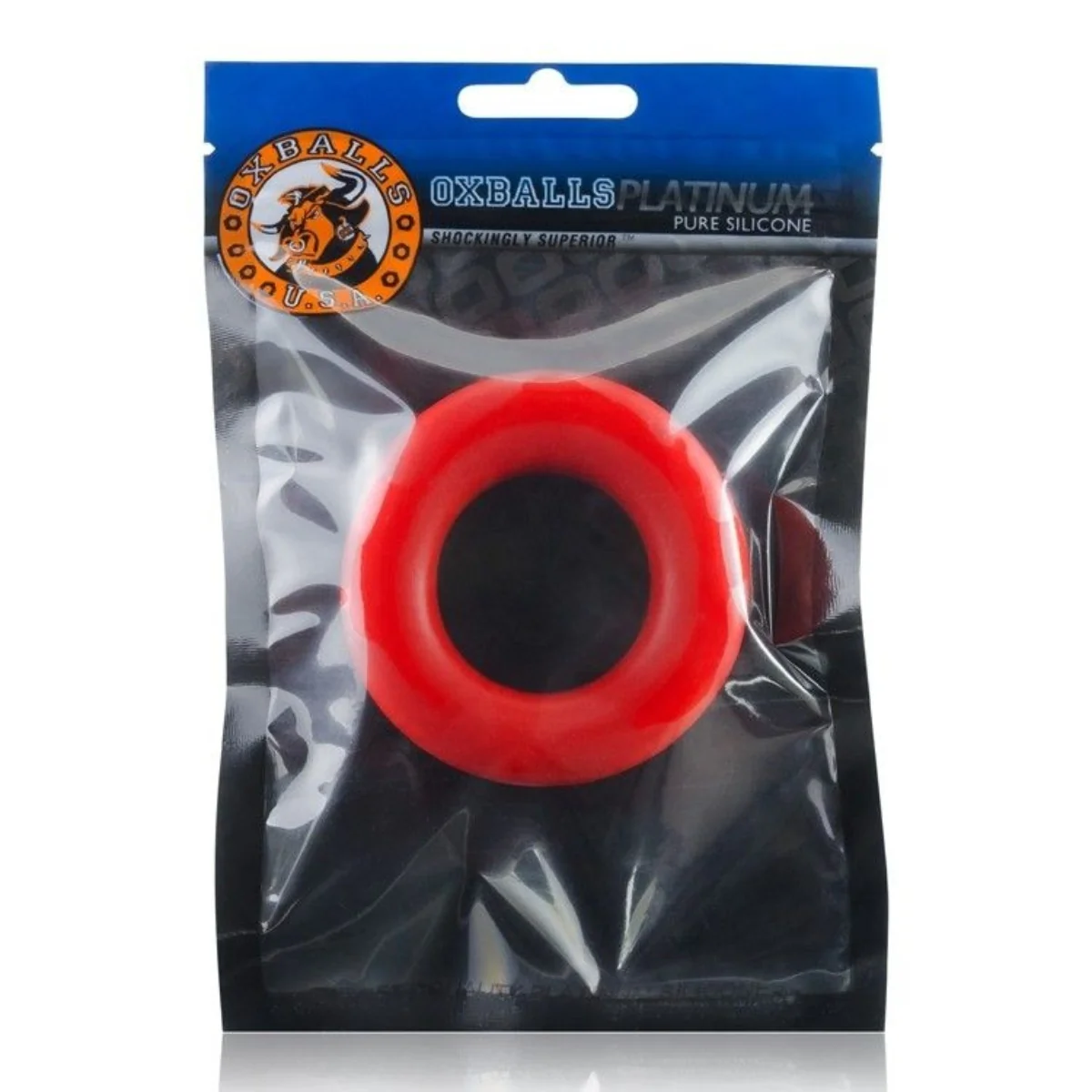Oxballs Cock T Cock Ring Red - Image 2