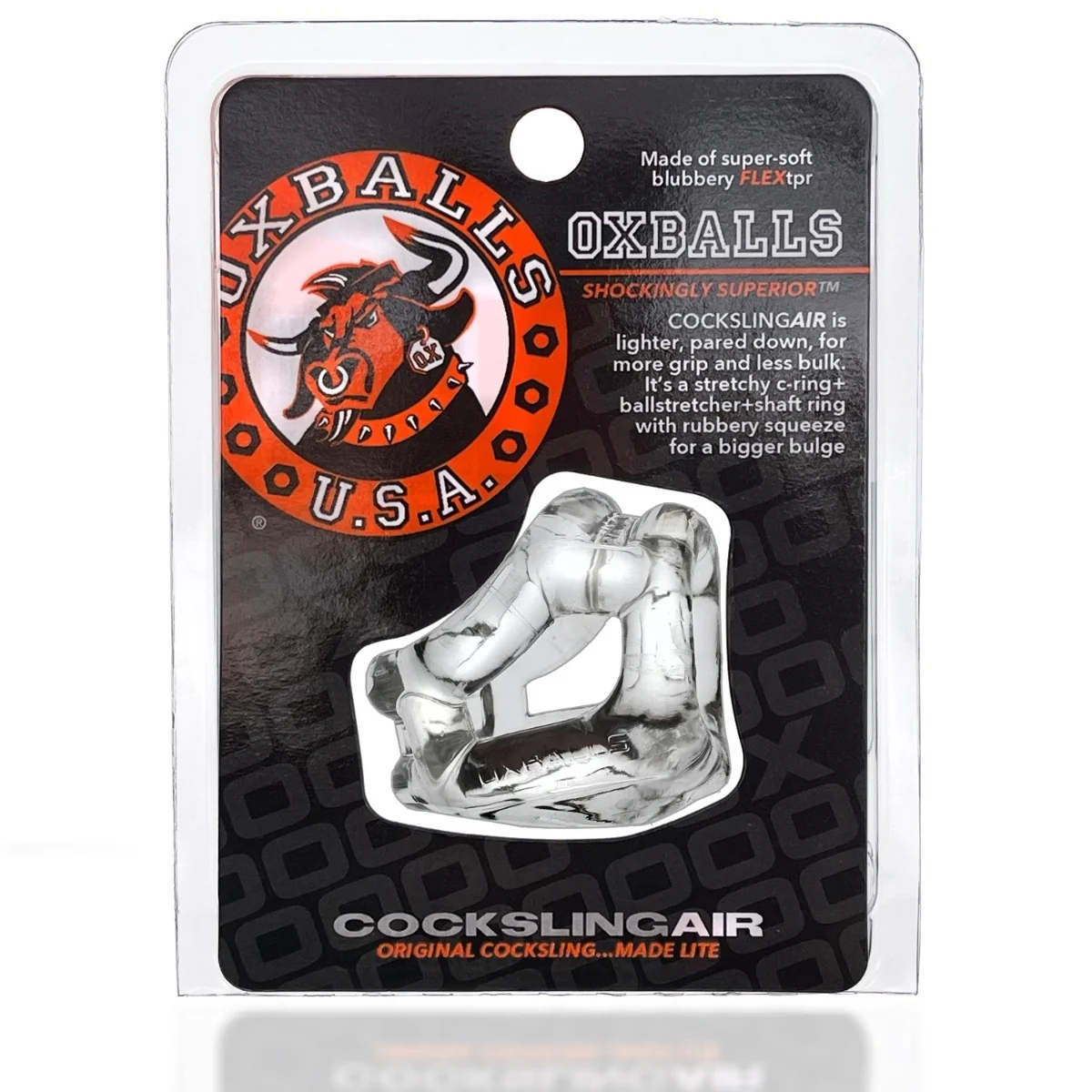 Oxballs Cocksling Air Original Made Lite Clear - Image 2