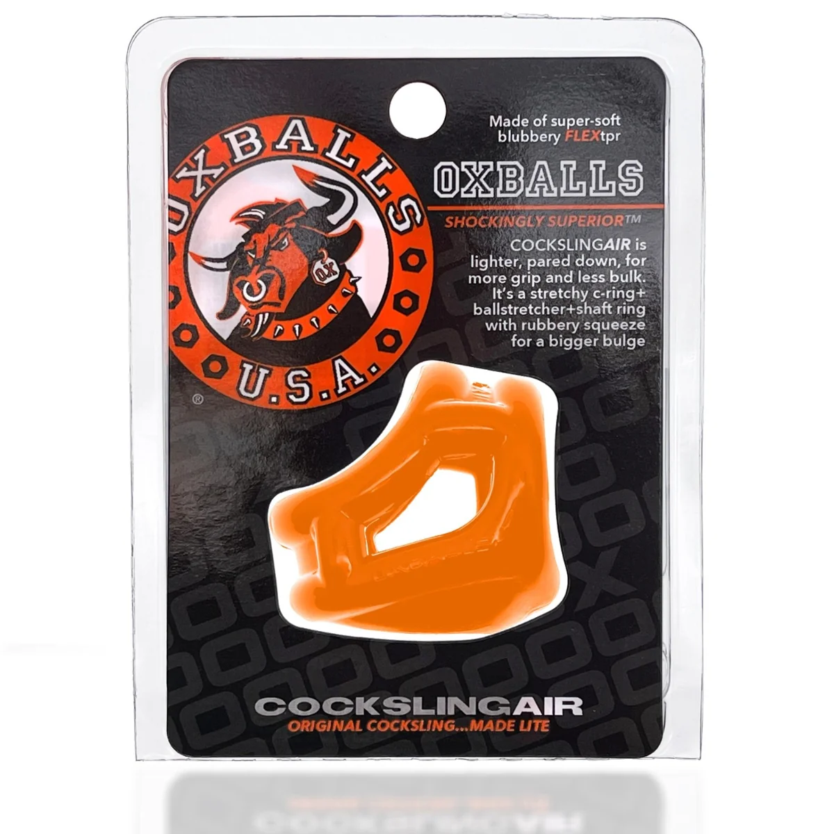 Oxballs Cocksling Air Original Made Lite Orange - Image 2