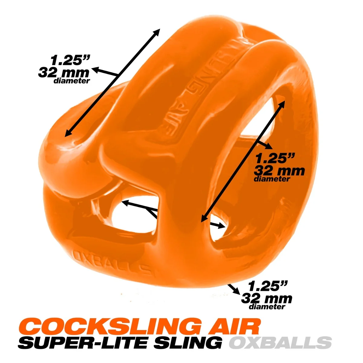 Oxballs Cocksling Air Original Made Lite Orange - Image 5