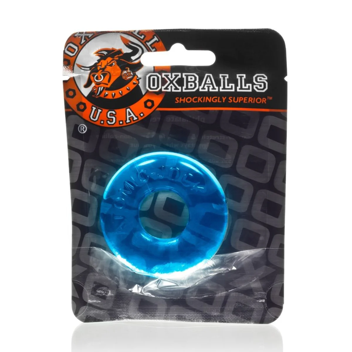 Oxballs Do Nut 2 Cock Ring Ice Blue - Image 2