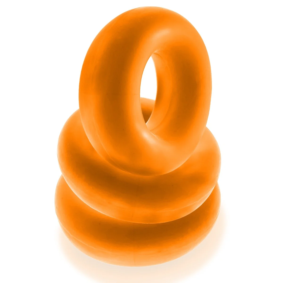 Oxballs Fat Willy Jumbo Cock Rings 3 Pack Orange - Image 5