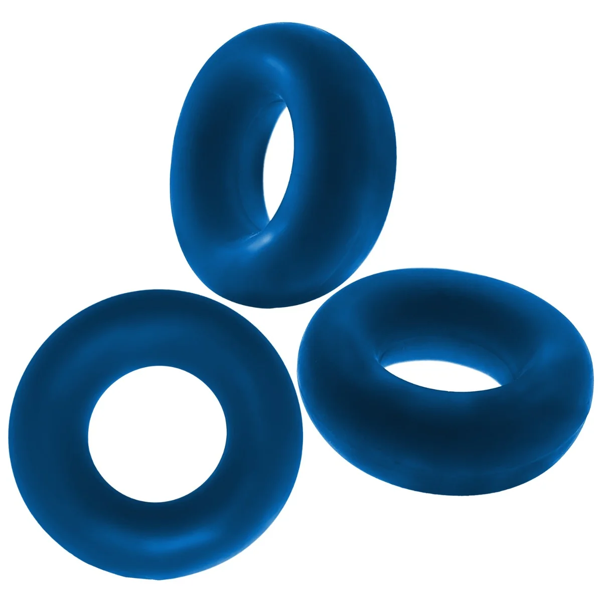 Oxballs Fat Willy Jumbo Cock Rings 3 Pack Space Blue - Image 3