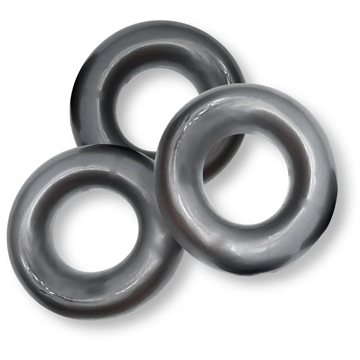 Oxballs Fat Willy Jumbo Cock Rings 3 Pack Steel - Image 3