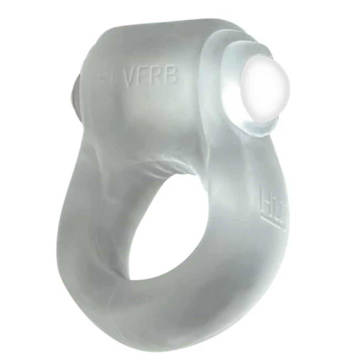 Oxballs Glowdick Cock Ring With LED Clear Ice - Image 3