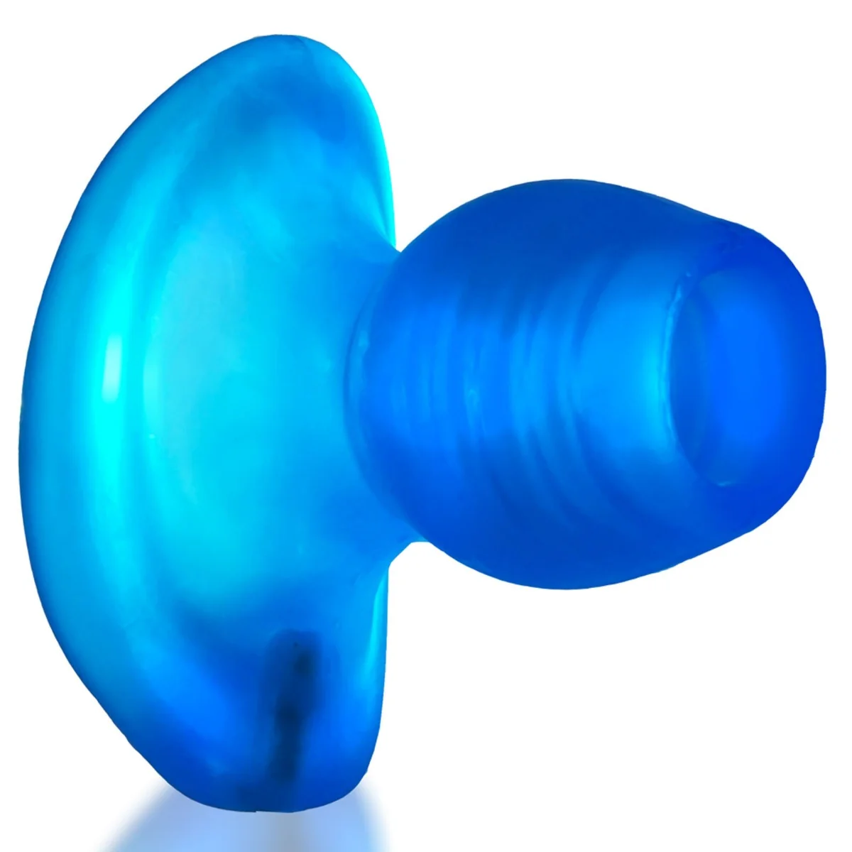 Oxballs Glowhole 2 Hollow Fuck Plug With LED Insert Blue Morph Large - Image 4