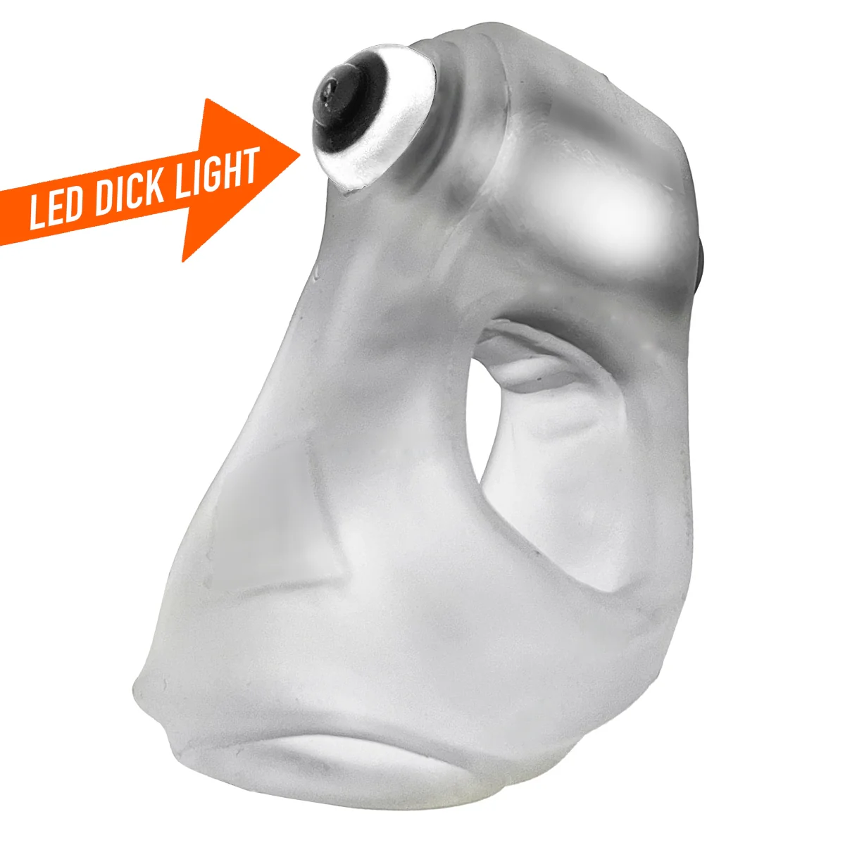 Oxballs Glowsling Cocksling LED Clear Ice - Image 3