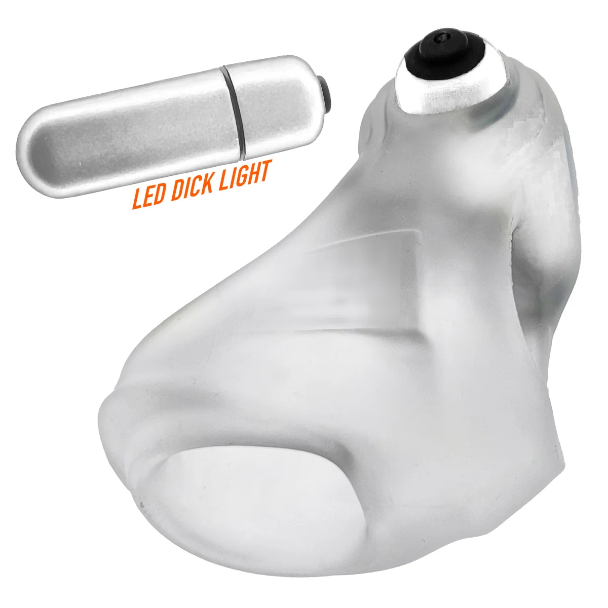 Oxballs Glowsling Cocksling LED Clear Ice - Image 4