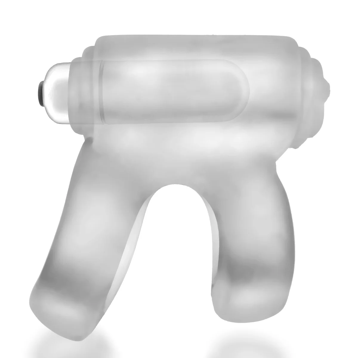 Oxballs Headlight Shaft Holster Cock Ring With LED Clear Ice - Image 3