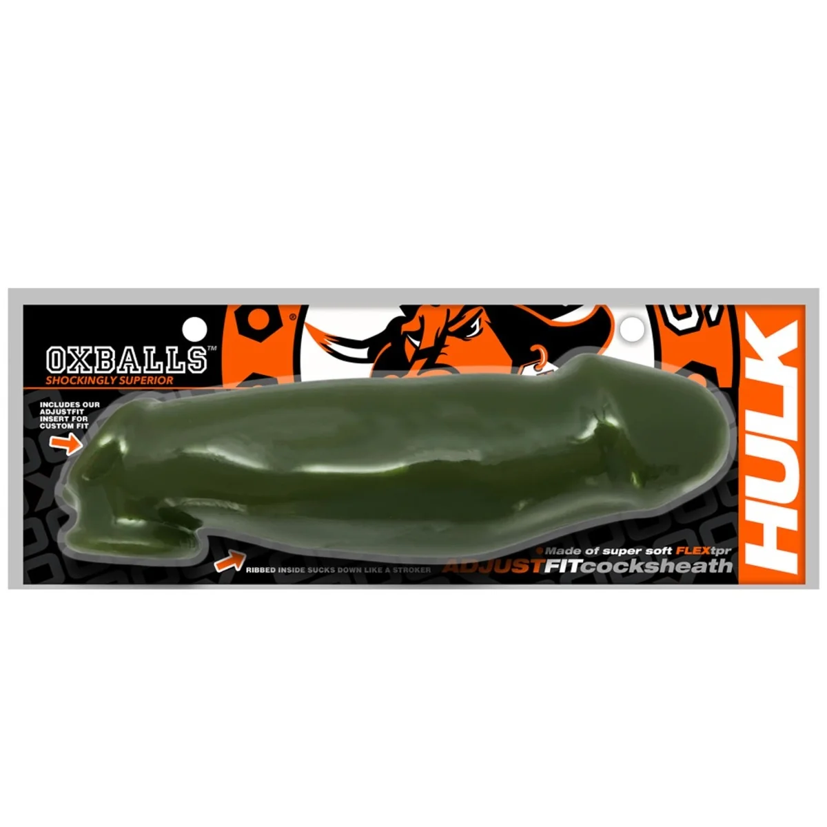 Oxballs Hulk Gargantic Cock Sheath Army Green - Image 2