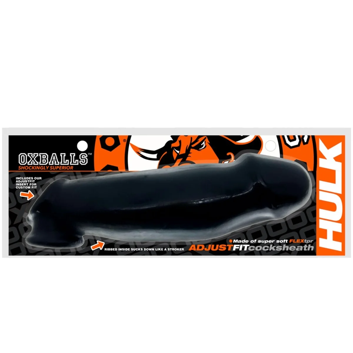 Oxballs Hulk Gargantic Cock Sheath Black - Image 2