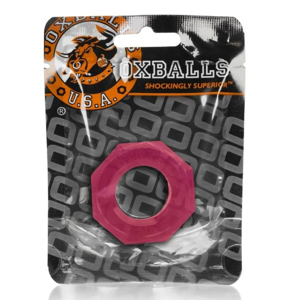 Oxballs Humpballs Cock Ring Hot Pink - Image 2