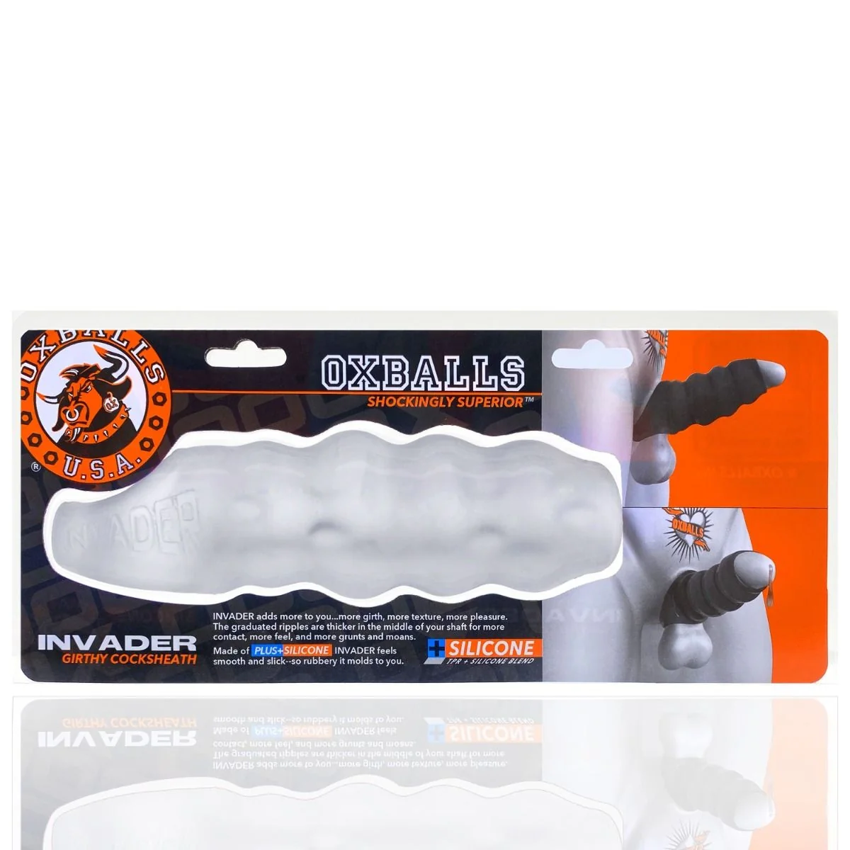 Oxballs Invader Cock Sheath Clear - Image 2