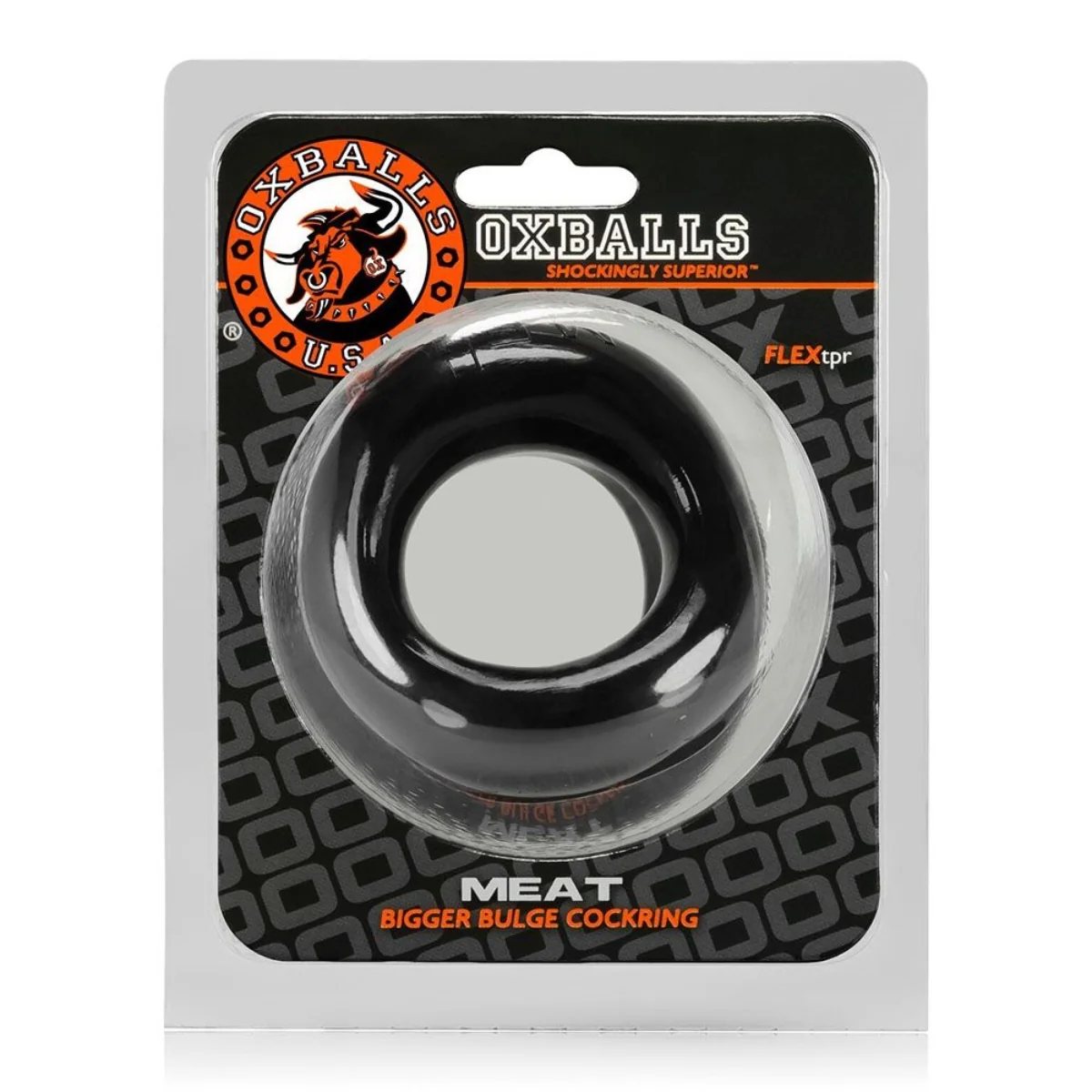 Oxballs Meat Cock Ring Black - Image 2