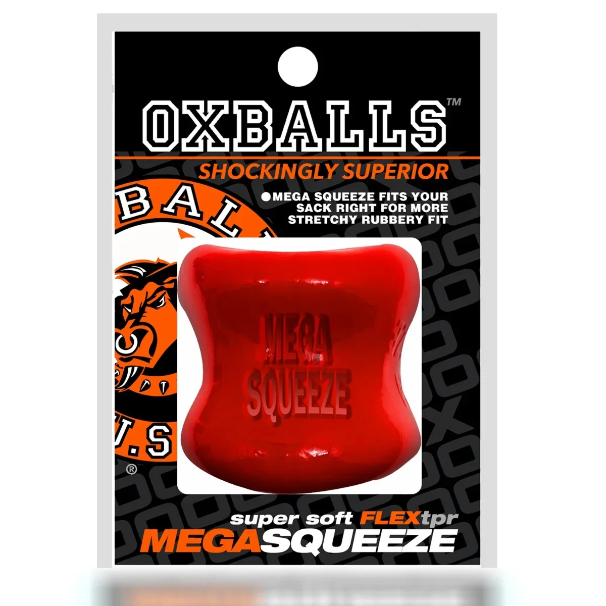 Oxballs Mega Squeeze Ergo Fit Ball Stretcher Red - Image 2
