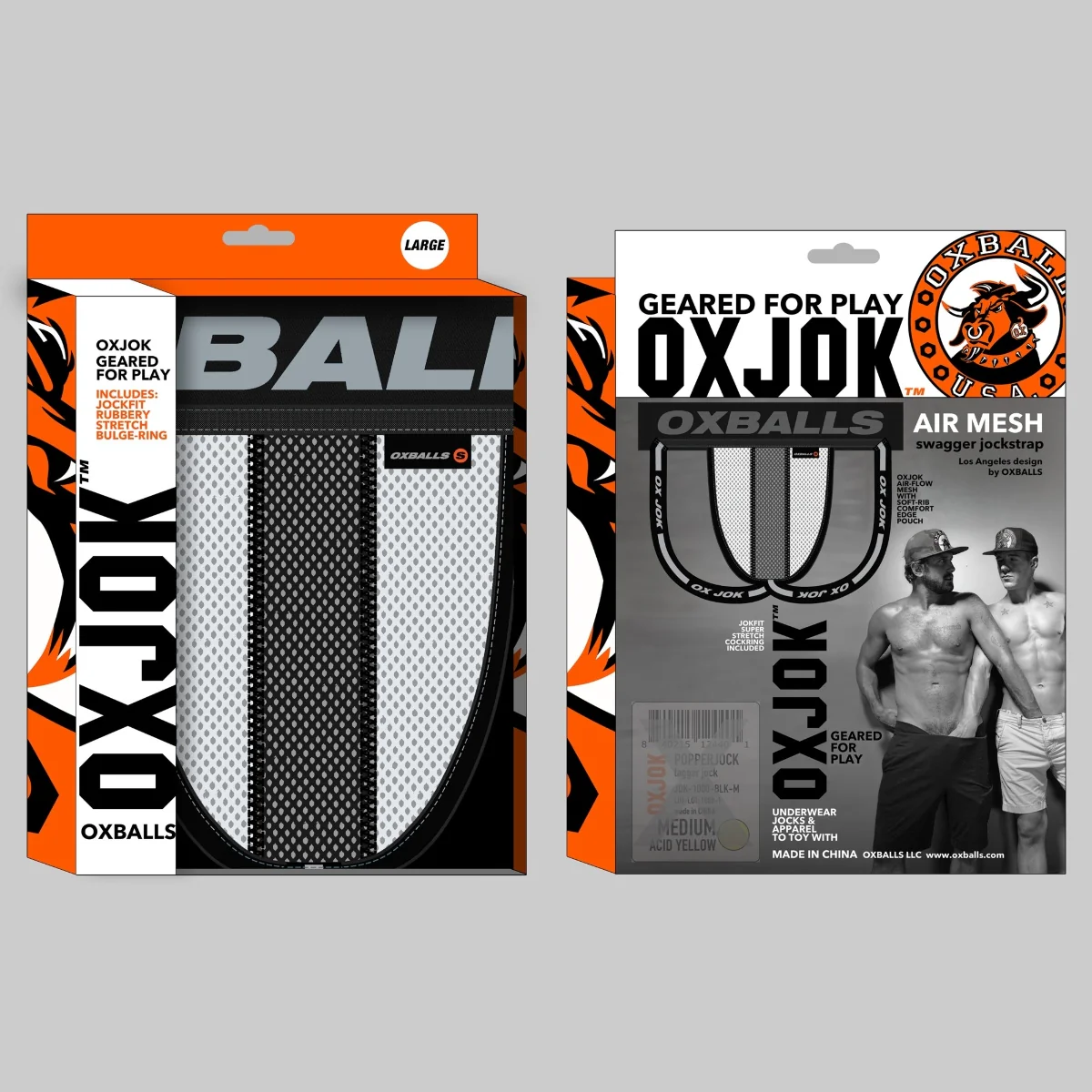 Oxballs Ox Jok Airmesh Jock Strap Ice White - Image 2