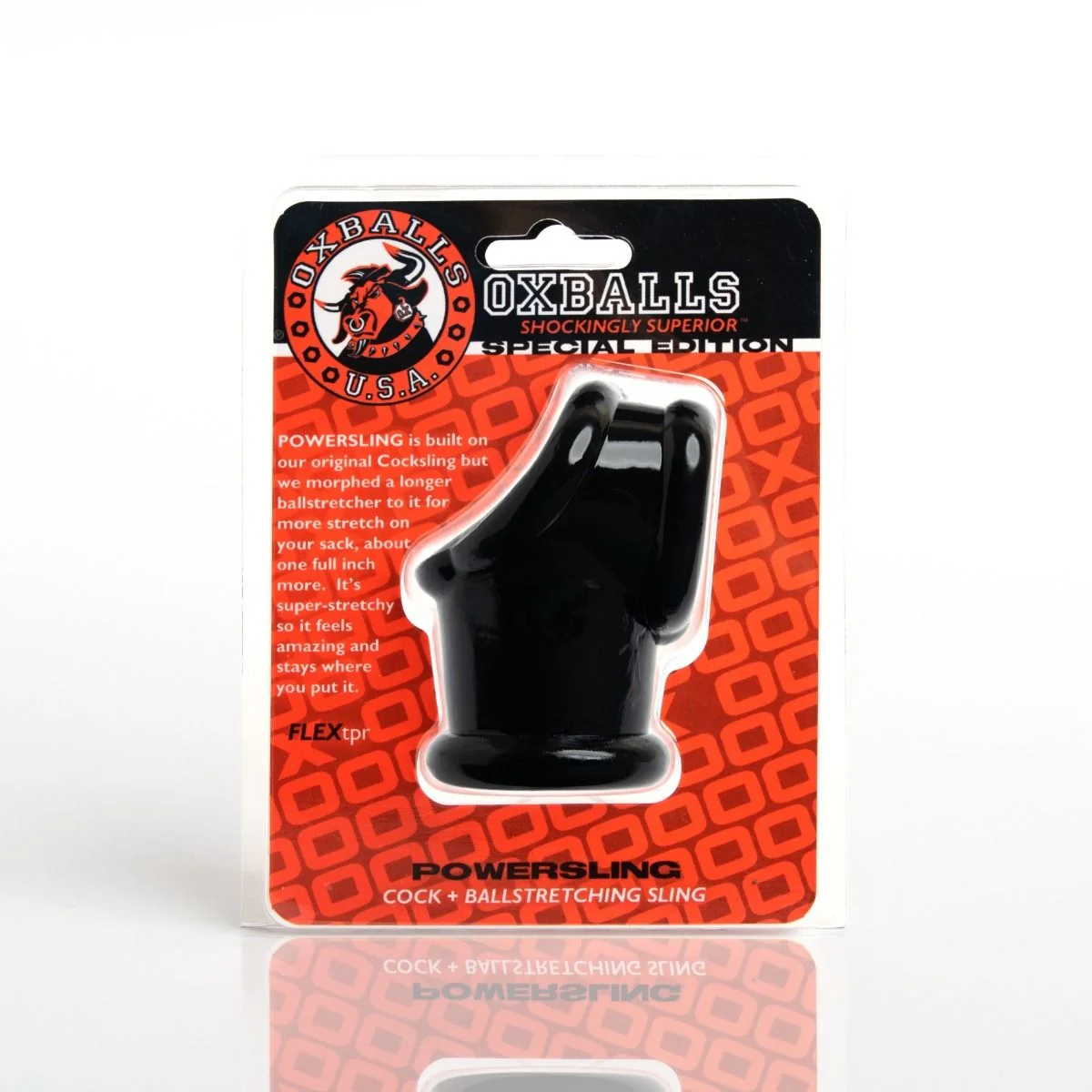 Oxballs Powersling Cock & Ball Sling Black - Image 2