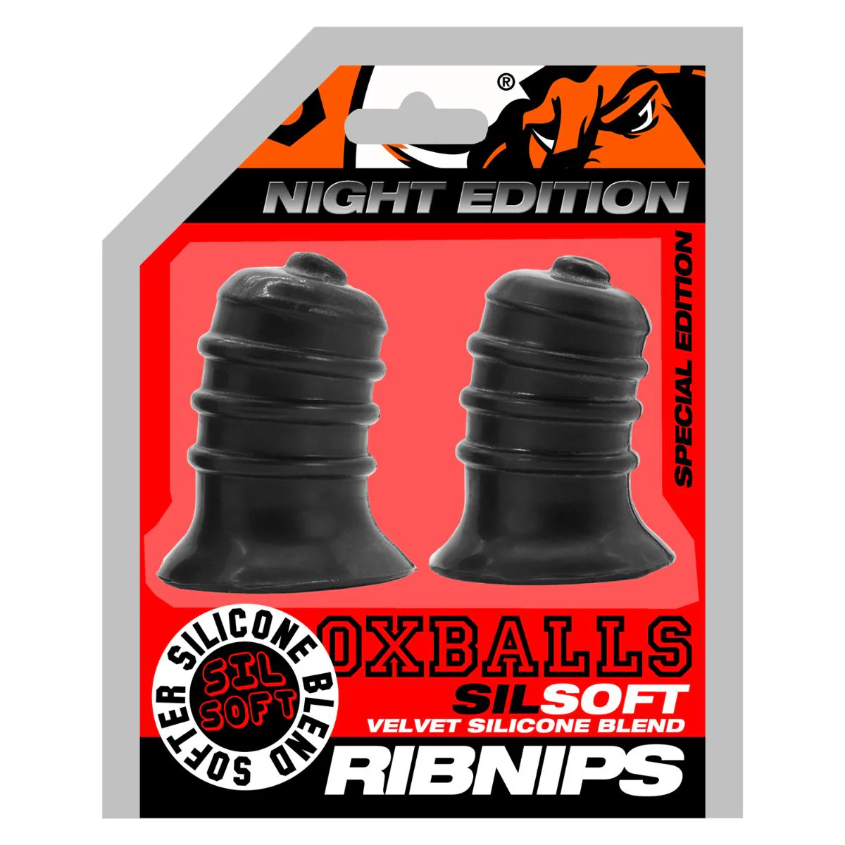 Oxballs Ribnips Ribbed Nipple Suckers Special Edition Night - Image 2