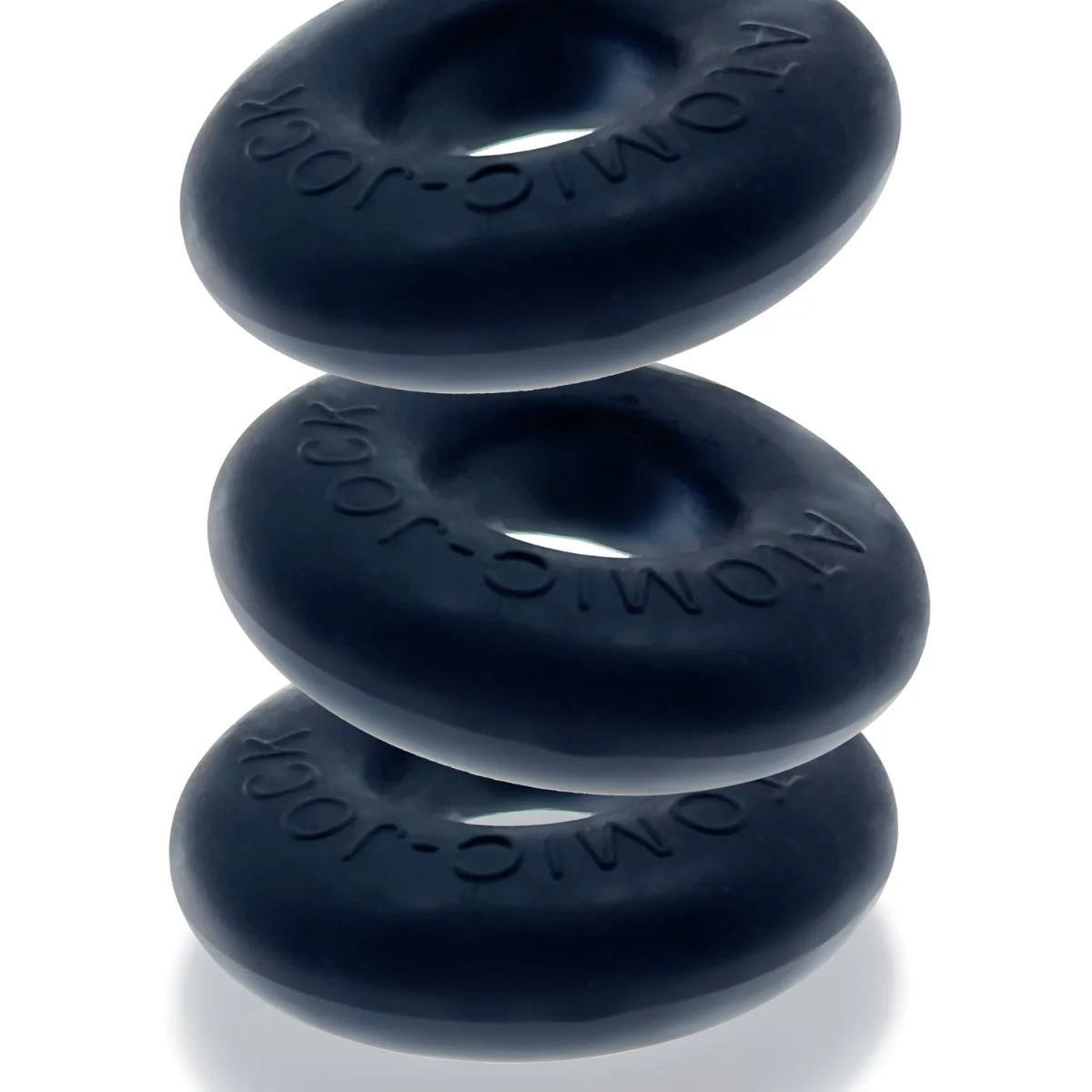 Oxballs Ringer Plus Silicone Cock Ring 3 Pack Special Edition Night - Image 4