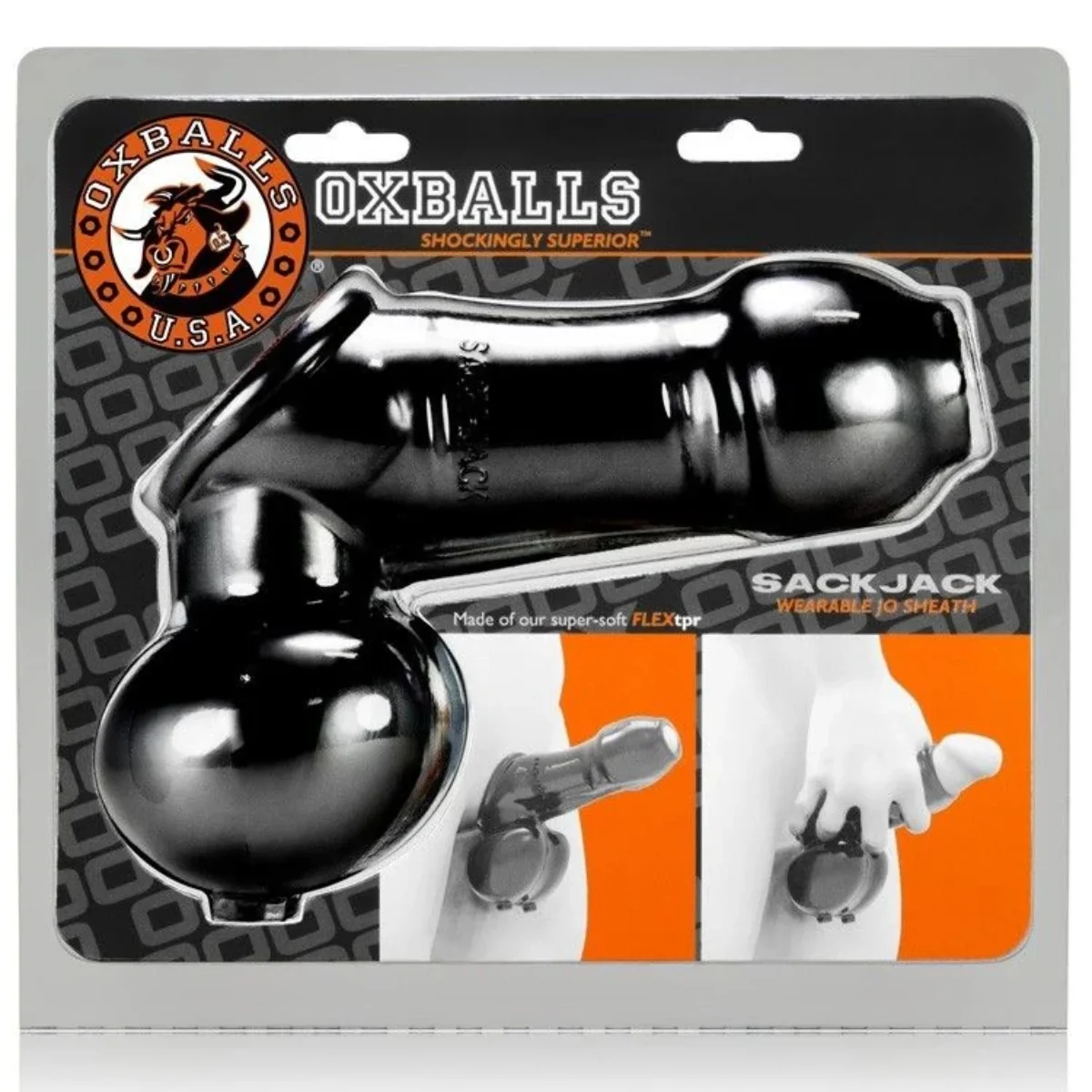 Oxballs Sackjack Jackoff Sheath Black - Image 2