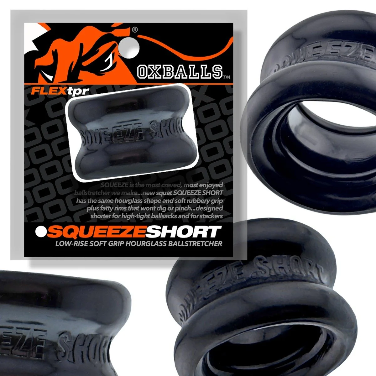 Oxballs Squeeze Short Ball Stretcher Black - Image 2