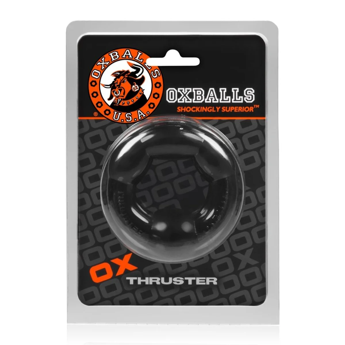 Oxballs Thruster Cock Ring Black - Image 2