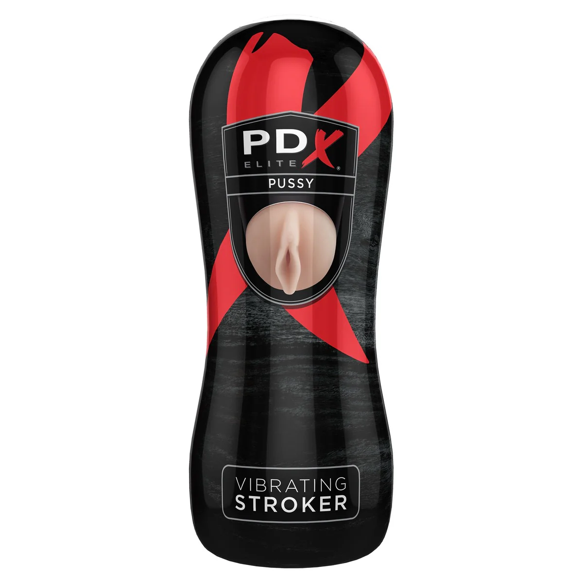 PDX Elite Vibrating Pussy Stroker Pink - Image 2
